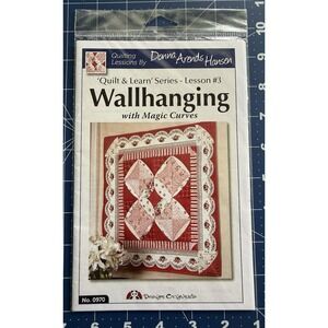 Design Originals 'Quilt & Learn Series' #3 Wallhanging With Magic Curves Pattern